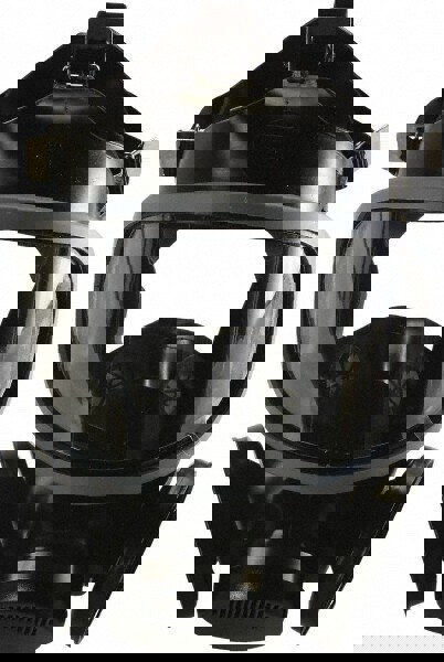 Full Face Respirator: Hycar, Threaded, Medium